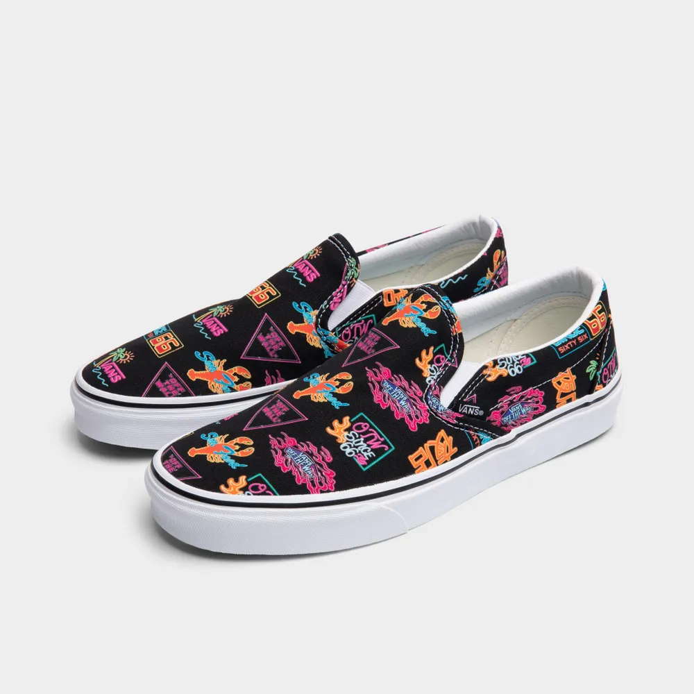 Vans Classic Slip-On Black / Neon