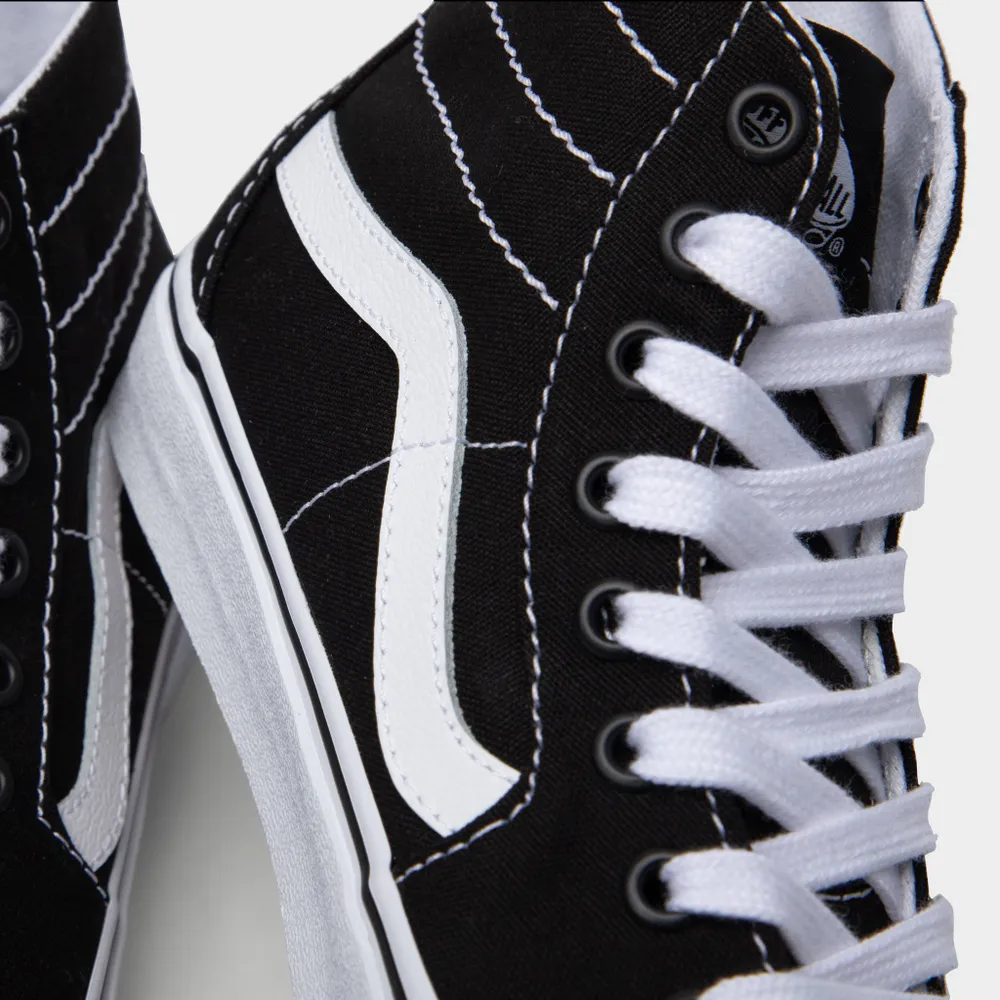 Vans Canvas Sk8-Hi Tapered Black / True White