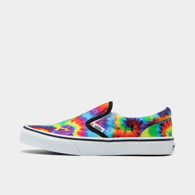 Vans Children’s Classic Slip-On Spiral Tie Dye / Multi - True White