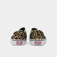 Vans Kids’ Flocked Leopard Classic Slip-On Black / True White