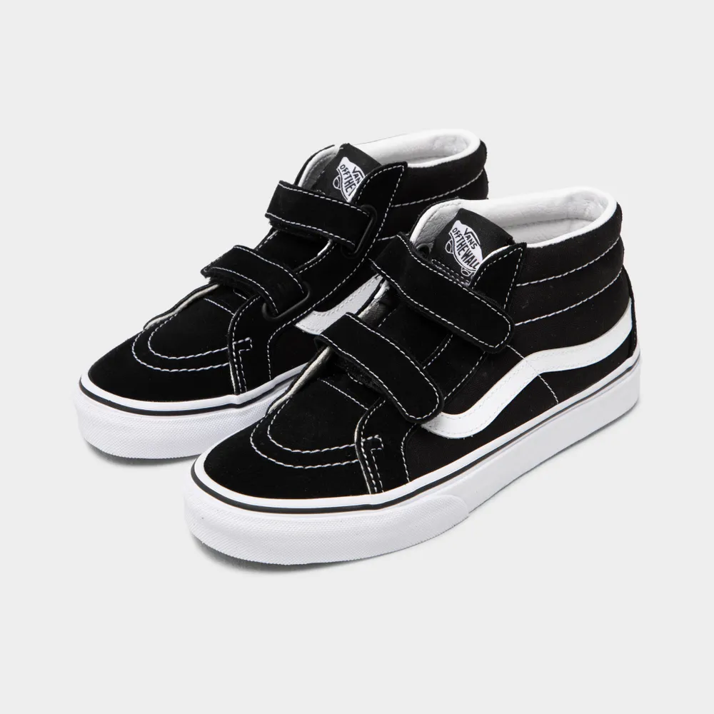 Vans Juniors’ Sk8-Mid Reissue V Black / True White