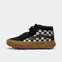 Vans Children's SK8-Mid Reissue V MTE-1 Checkerboard Black / Marshmallow