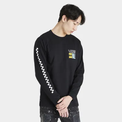 Vans Off The Wall Stacked Up Long Sleeve T-shirt / Black