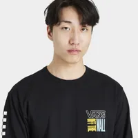 Vans Off The Wall Stacked Up Long Sleeve T-shirt / Black