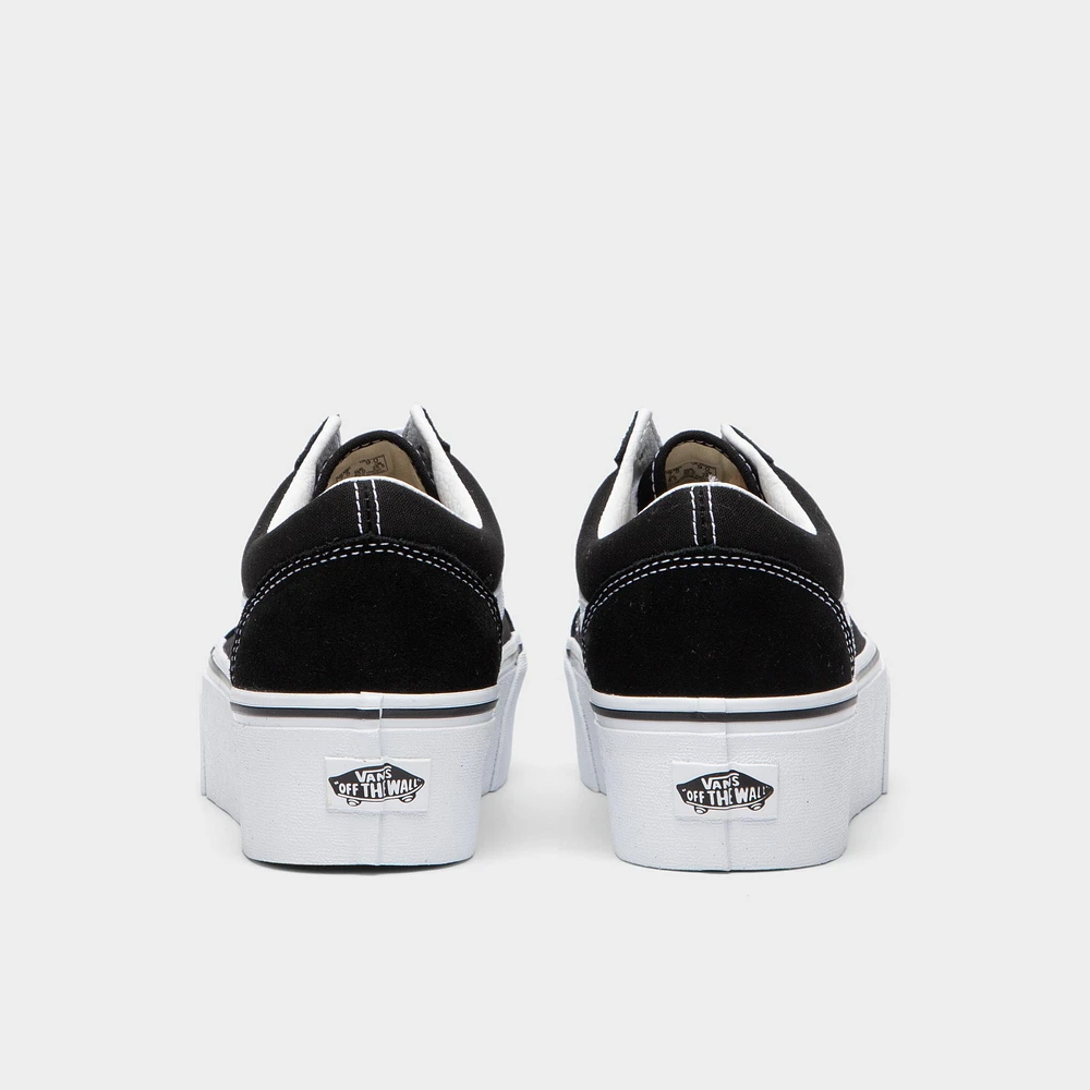 Vans Old Skool Stackform Suede / Canvas Black - True White