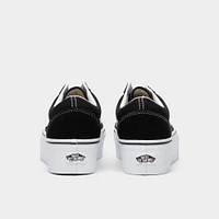 Vans Old Skool Stackform Suede / Canvas Black - True White