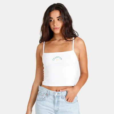 Champion Women’s Everyday Cropped Tank Top / White