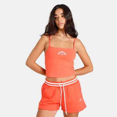 Champion Women’s Everyday Cropped Tank Top / Poppy Orange