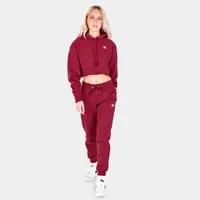 Champion Women’s Reverse Weave Cropped Pullover Hoodie / Cranberry Tart