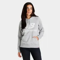New Balance Women’s Essentials Stacked Pullover Hoodie / Athletic Grey