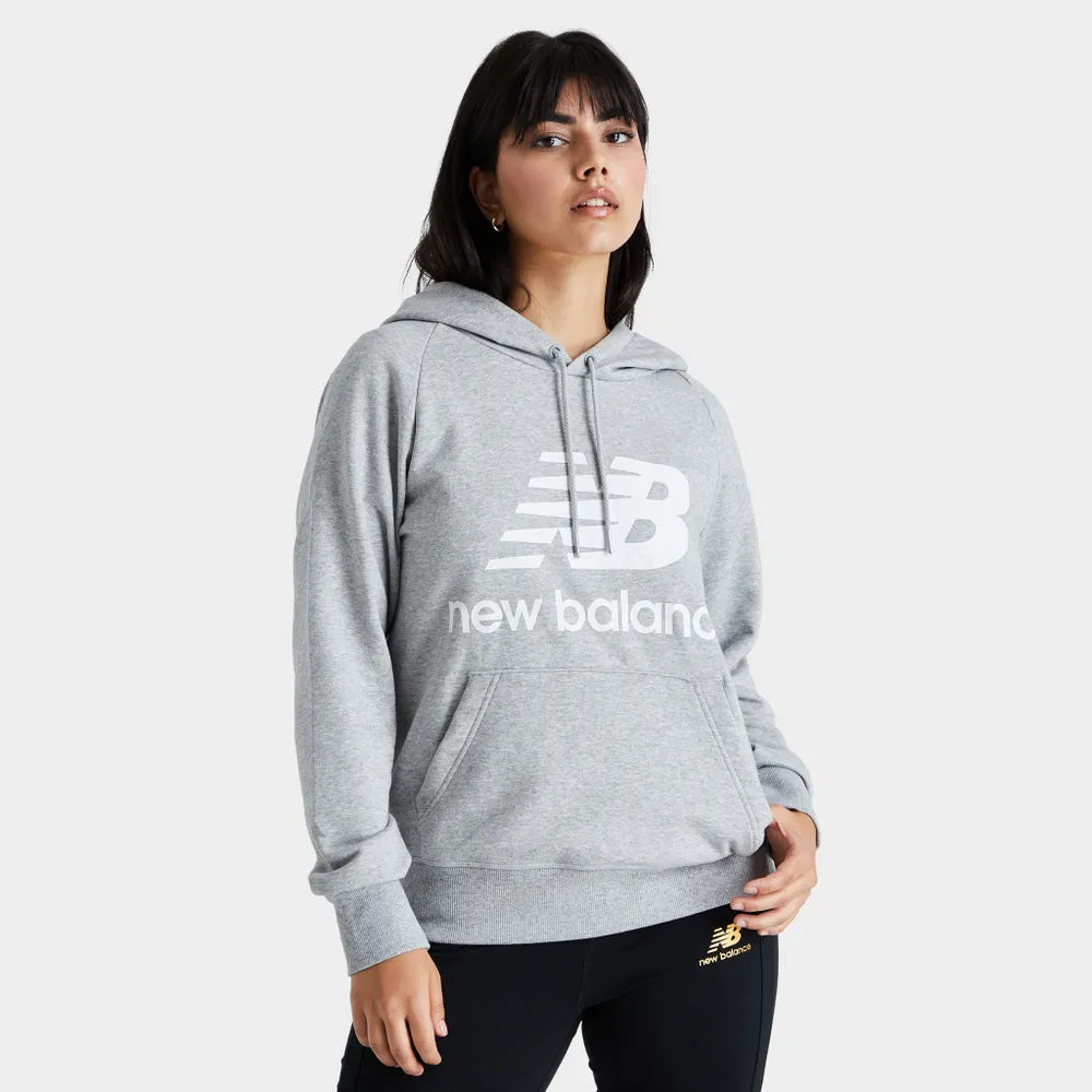 New Balance Women’s Essentials Stacked Pullover Hoodie / Athletic Grey