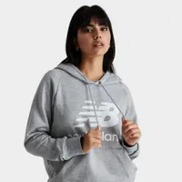 New Balance Women’s Essentials Stacked Pullover Hoodie / Athletic Grey