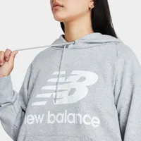 New Balance Women’s Essentials Stacked Pullover Hoodie / Athletic Grey