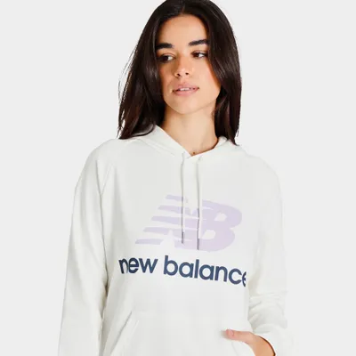 New Balance Women’s Essentials Stacked Pullover Hoodie / Multicolour