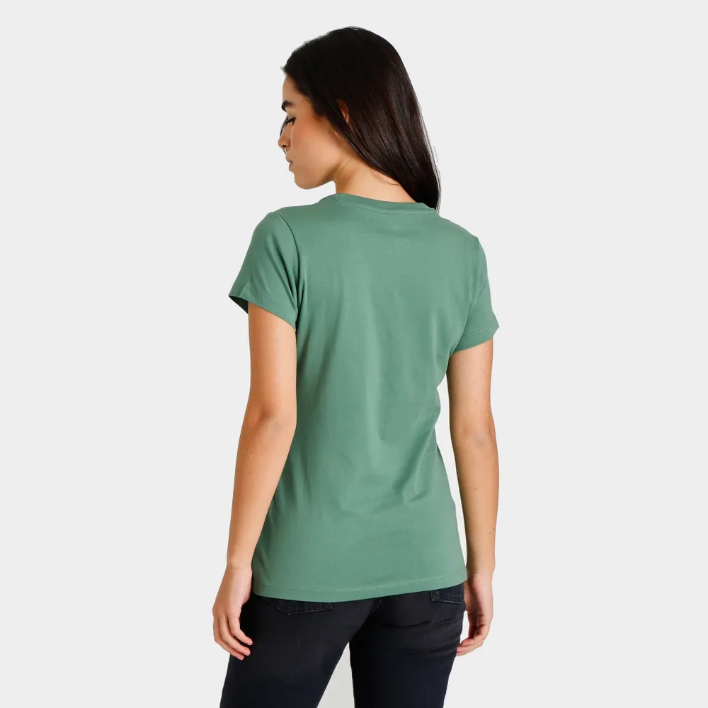 New Balance Women's Essential Stacked Logo T-shirt / Jade