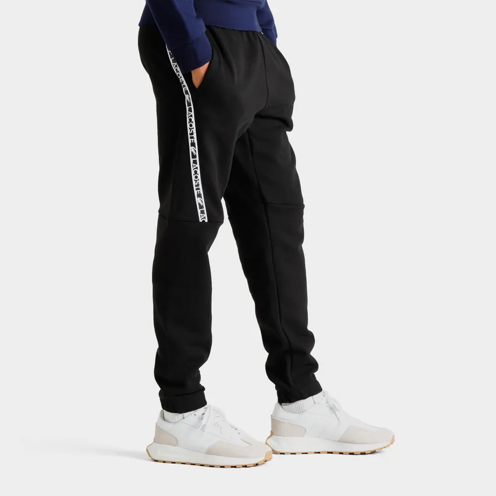 Lacoste Printed Bands Track Pants / Black