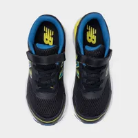 New Balance Juniors’ 680v6 Bungee Black / Oxygen Blue - Sulphur Yellow