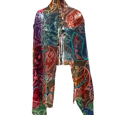 Gem Embroidery Shawl