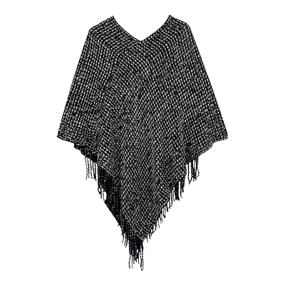 70264 Fringed Poncho