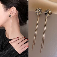 80086 Flower Back Earrrings