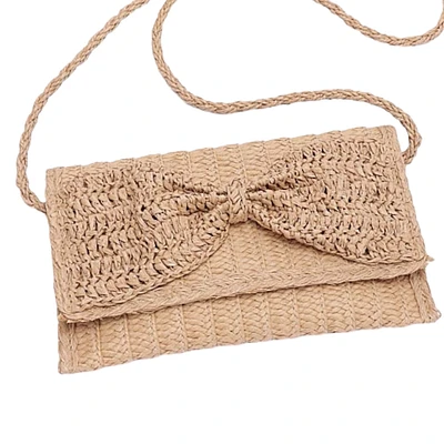 90022 Ribbon Flap Clutch