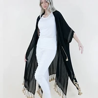 70467 Boho Tassel Kimono