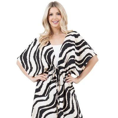 70396 Tie Front Kimono