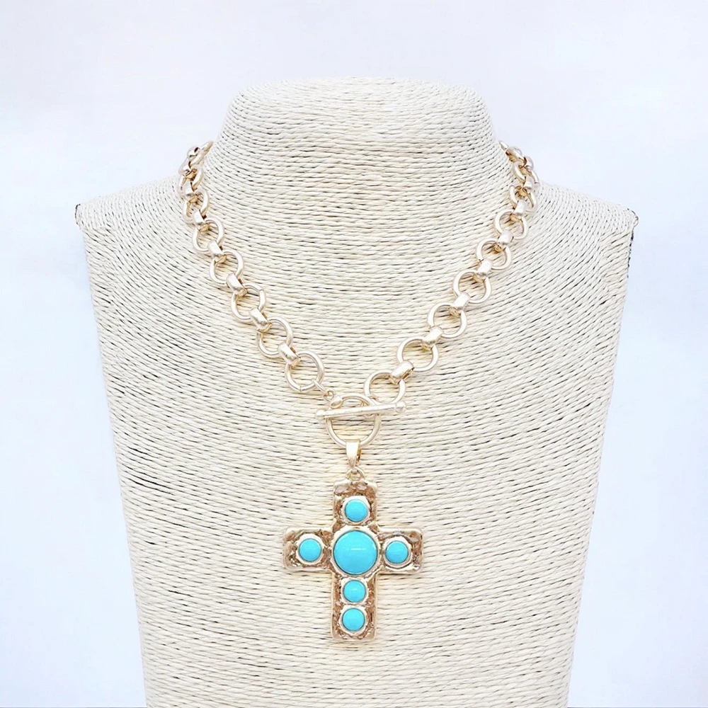 80047 Joia Cross Necklace