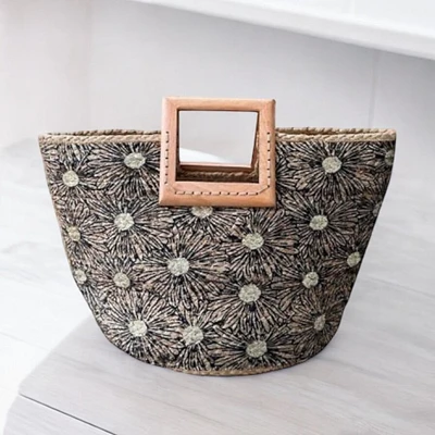 90093 W Square Jute Bag