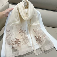 30334 Fall Embroidery Shawl