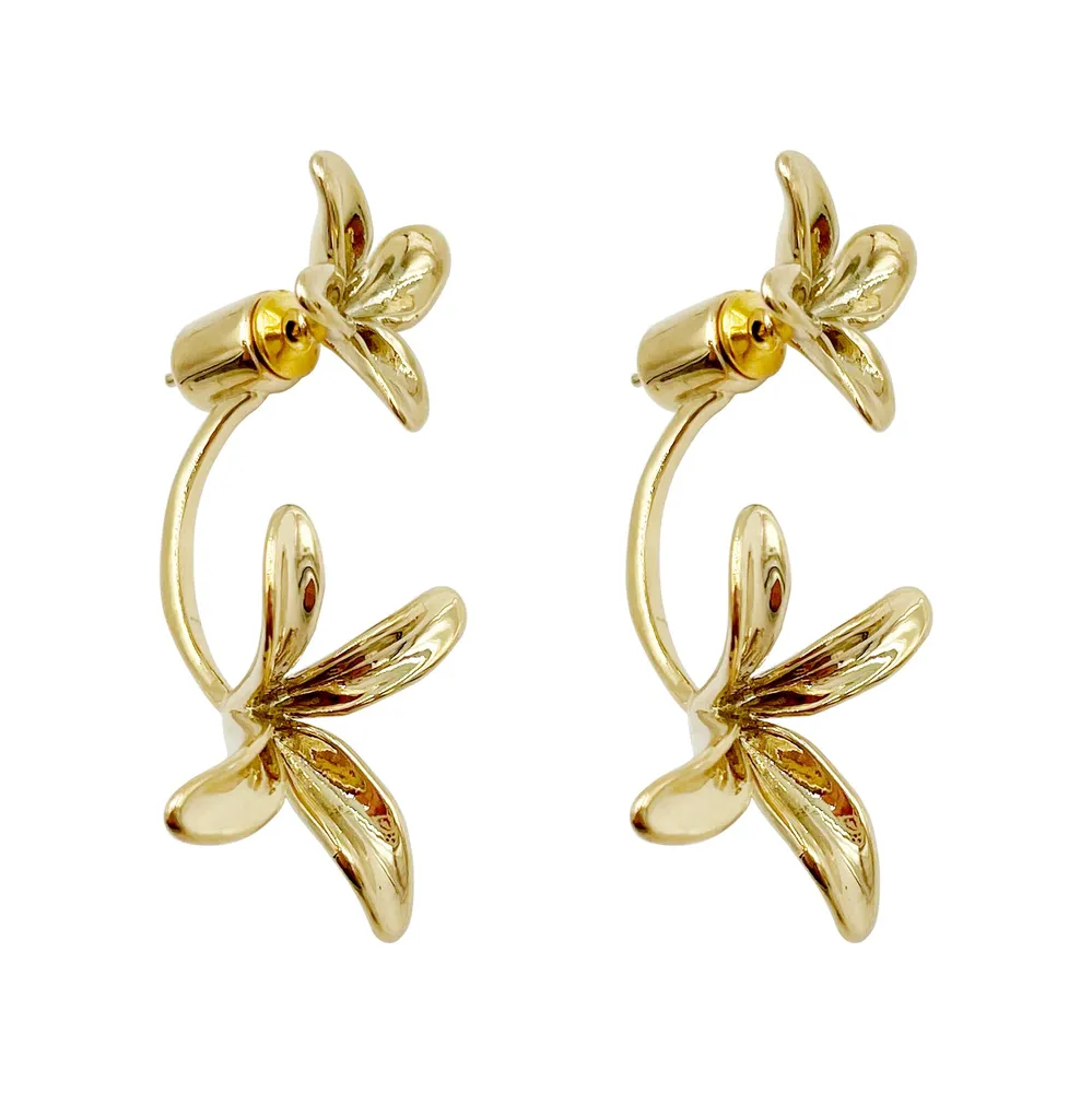 80154 Lotus Earrings