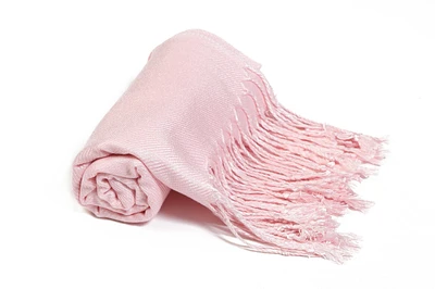 10132 Pashmina Solid Baby Pink