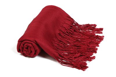 10135 Pashmina Solid Blood Red