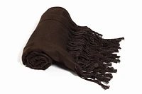 10107 Pashmina Solid Brown