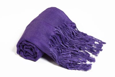 10109 Pashmina Solid Purple