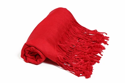 10104 Pashmina Solid Red