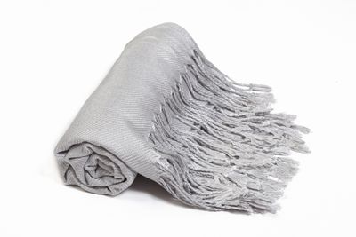 10122 Pashmina Solid Silver