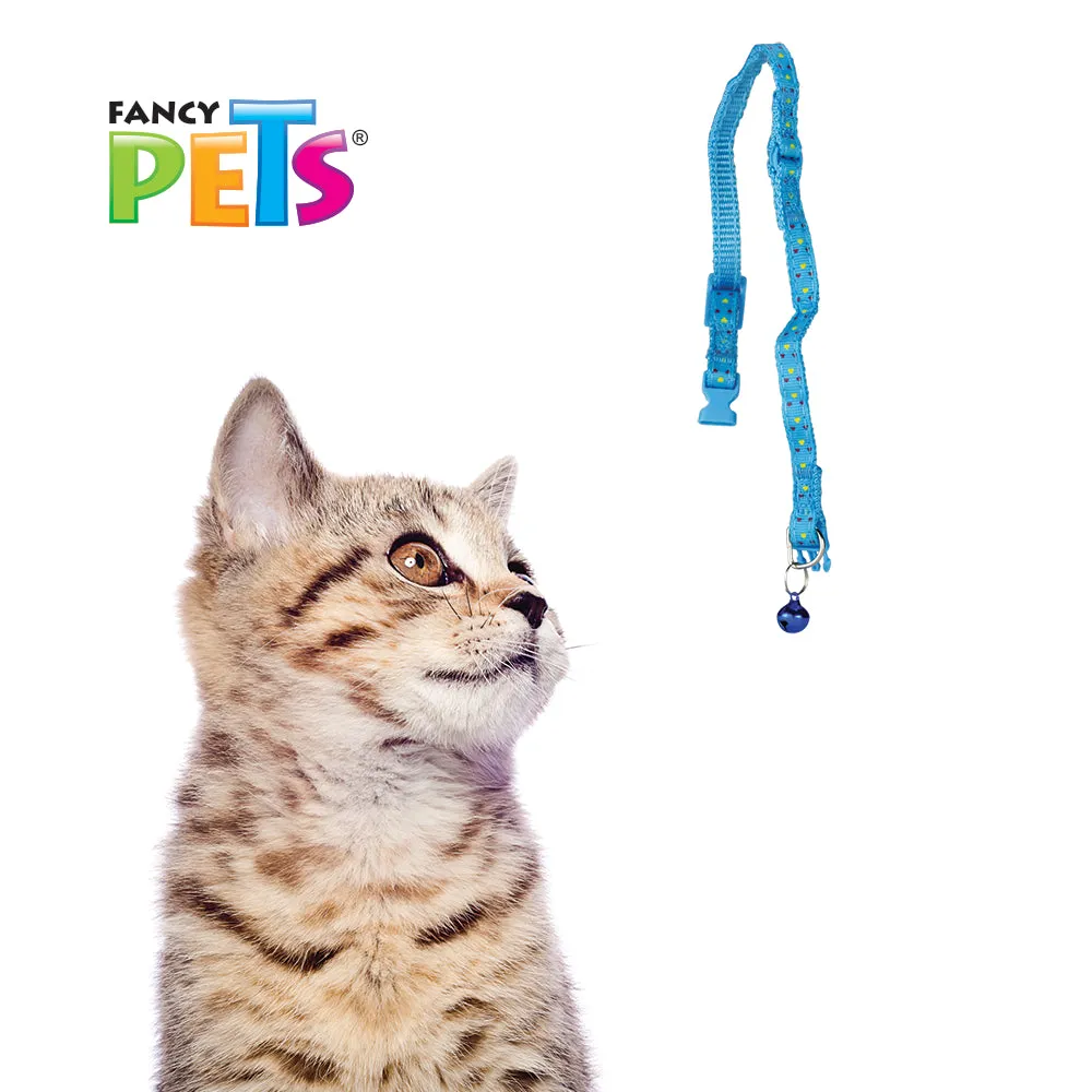 FANCY PETS - Collar de Nylon con Cascabel para Gato