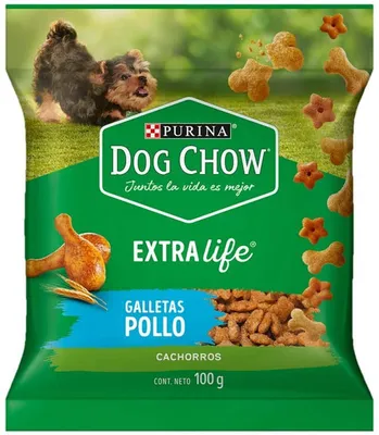 DOG CHOW - Premios Cachorro Galleta Pollo 100 g