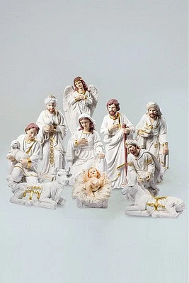 Nativity 10 pcs/set 120cm Lt. Cream/Gold