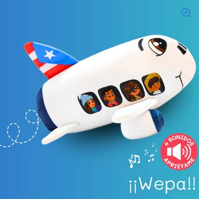 Peluche del Avioncito | 4 Sonidos Boricuas