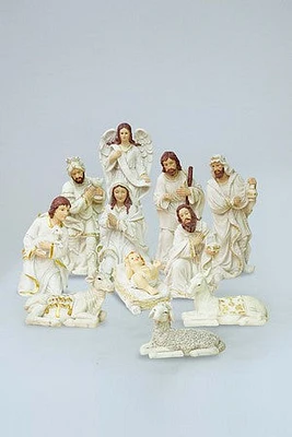 Nativity 11 pcs/set 100cm Lt. Cream/Gold