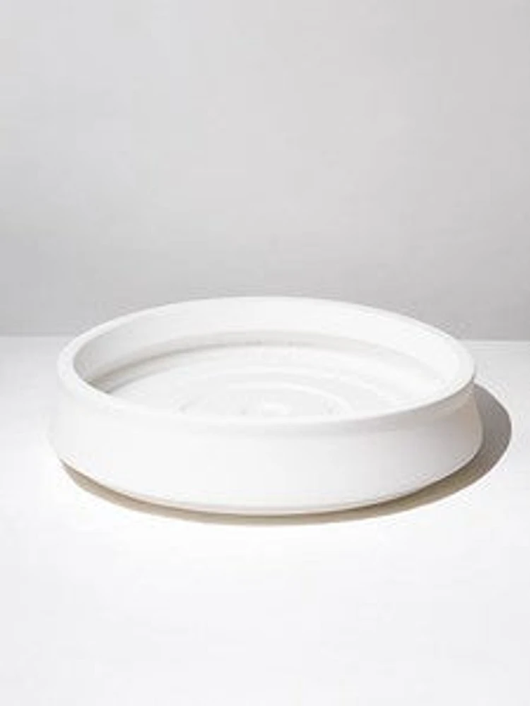 24" VASE DECO - WHITE