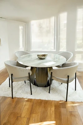 59" CHIARA ROUND DINING TABLE