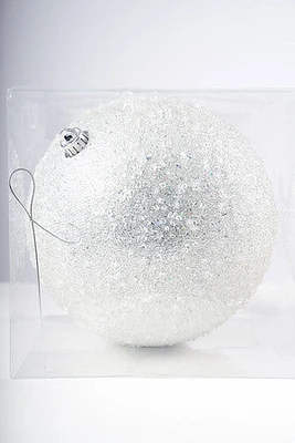 10" SILVER CONFETTI  BALL