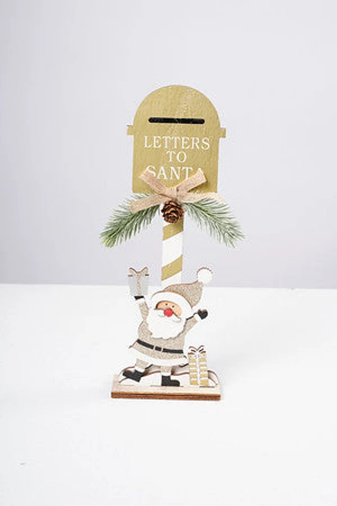 12" Letters For Santa Silver/White/Gold