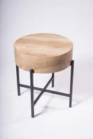 20" END TABLE WOOD