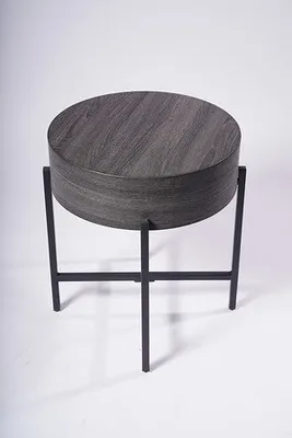 20" END TABLE BLACK