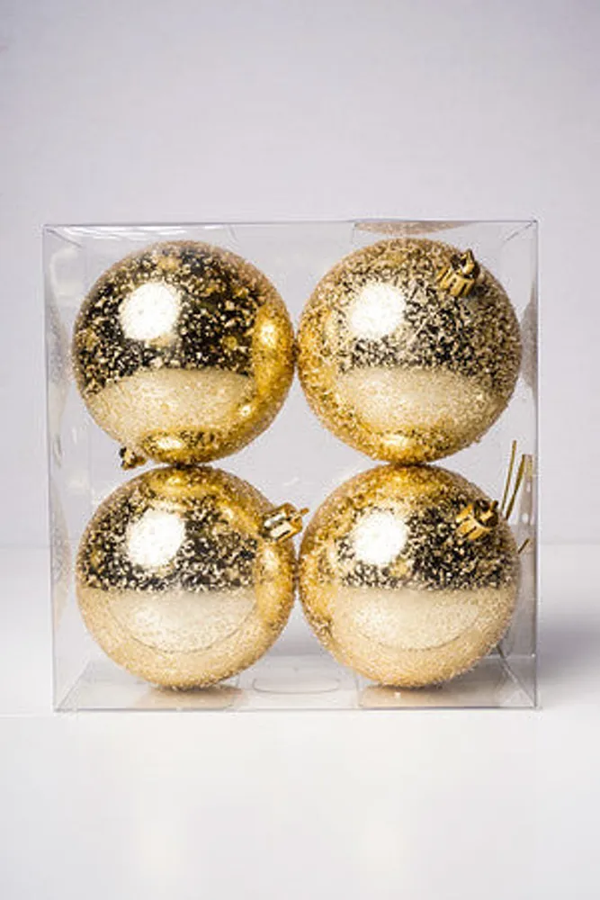 4" BALL GOLD SOLID