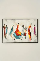 32" X 48" DANCING/BLACK FRAME